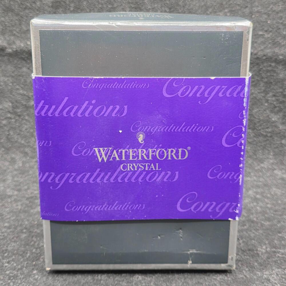 WATERFORD Crystal Wine Bottle Stoppers Set Of 2 Stars